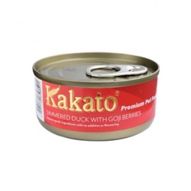 Kakato 金蕨系列 - 杞子燉鴨貓狗罐頭 70g（1罐）